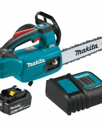 Makita 18V LXT Chain Saw Kit Lithium Ion Brushless Cordless 10" Top Handle