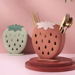 Plastic Strawberry Chopstick holder Kitchen Cutlery Storage Racks